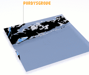 3d view of Purdys Grove
