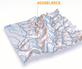 3d view of Agua Blanca