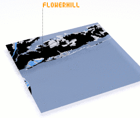 3d view of Flower Hill