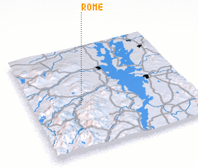 3d view of Rome