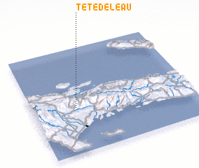 3d view of Tête de lʼEau