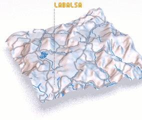 3d view of La Balsa