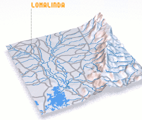 3d view of Loma Linda