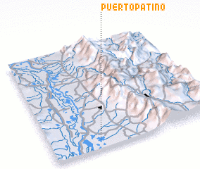 3d view of Puerto Patiño