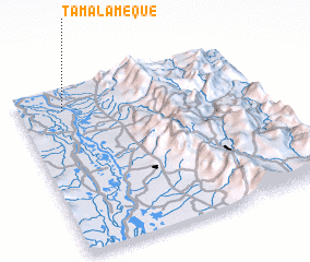 3d view of Tamalameque