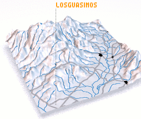 3d view of Los Guásimos