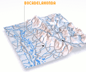 3d view of Boca de La Honda