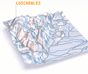 3d view of Los Corales