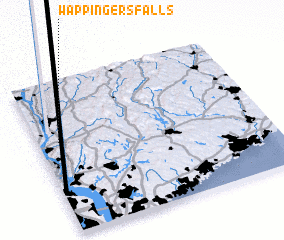 3d view of Wappingers Falls