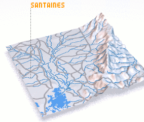 3d view of Santa Inés