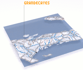 3d view of Grande Cayes