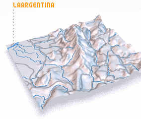 3d view of La Argentina