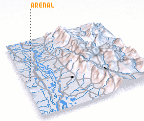 3d view of Arenal