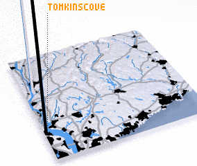 3d view of Tomkins Cove