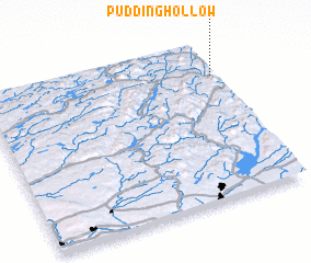 3d view of Pudding Hollow