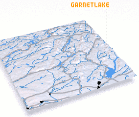 3d view of Garnet Lake