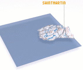 3d view of Saint-Martin