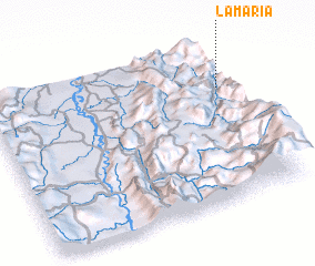 3d view of La María