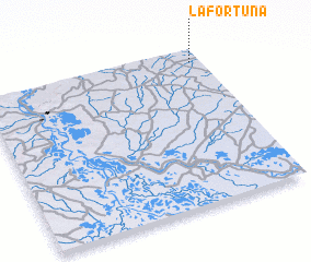 3d view of La Fortuna