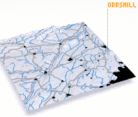 3d view of Orrs Mill