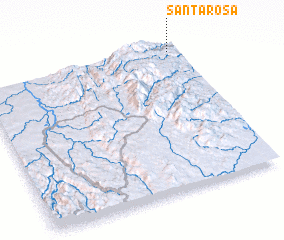 3d view of Santa Rosa