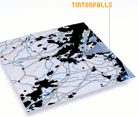 3d view of Tinton Falls