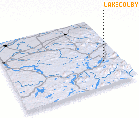 3d view of Lake Colby