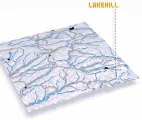 3d view of Lake Hill