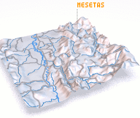 3d view of Mesetas