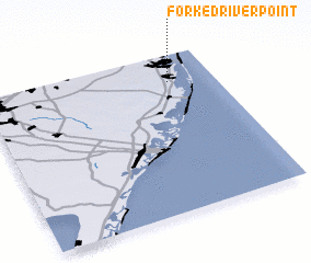 3d view of Forked River Point