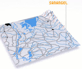 3d view of San Ángel