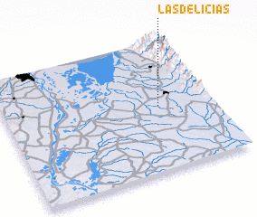 3d view of Las Delicias