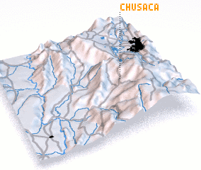3d view of Chusacá