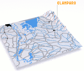 3d view of El Amparo