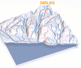 3d view of San Luis