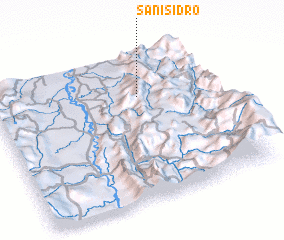 3d view of San Isidro