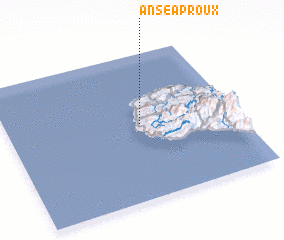 3d view of Anse à Proux