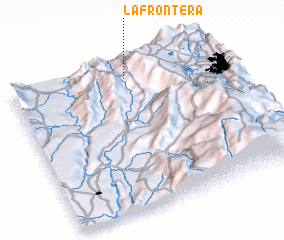 3d view of La Frontera