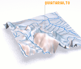 3d view of Quiatari Alto