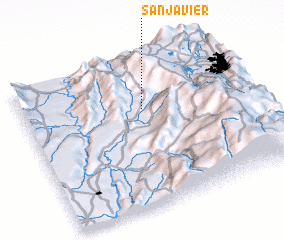 3d view of San Javier