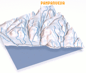 3d view of Pampa Nueva