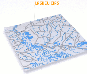 3d view of Las Delicias