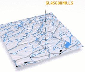 3d view of Glasgow Mills