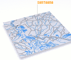 3d view of Santa Ana