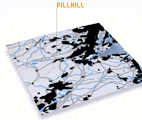 3d view of Pill Hill