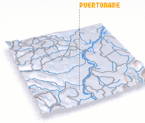 3d view of Puerto Nare