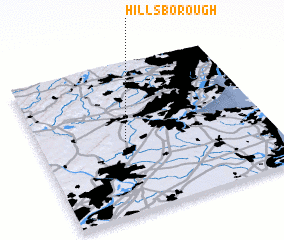 3d view of Hillsborough