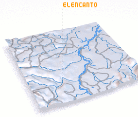 3d view of El Encanto