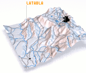 3d view of La Tabla