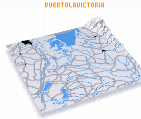 3d view of Puerto La Victoria